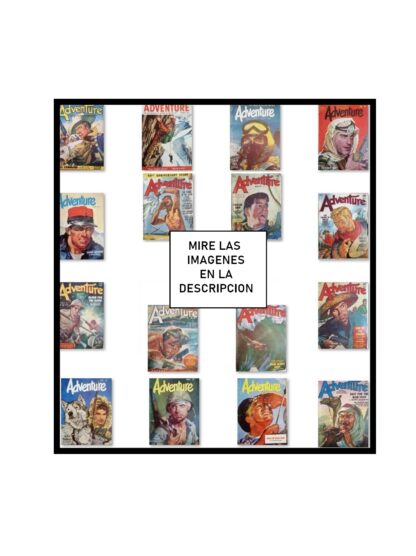 Lote de 18 Historietas Antiguas Adventure 1950s En Ingles