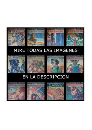 Lote De 26 Novelas Antiguas De Emilio Salgari Años 30s