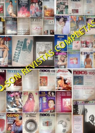 Coleccion De 61 Notas Editoriales Carlos Monsivais 1973-90s