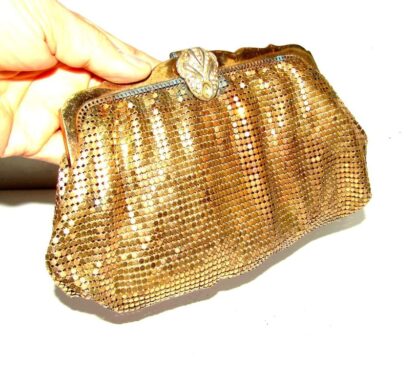 Bolso De Dama Antiguo Whiting & Davis Malla Años 40s - Image 2