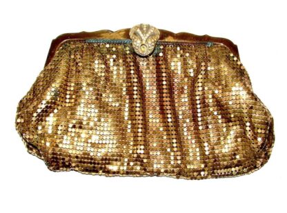 Bolso De Dama Antiguo Whiting & Davis Malla Años 40s - Image 8