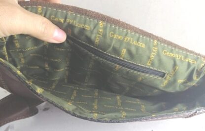 Bolso Retro Genno D. Lucca Bandolera Cuero, Años 70s - Image 5