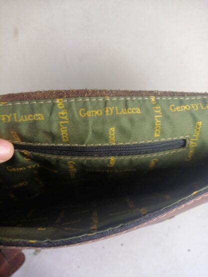 Bolso Retro Genno D. Lucca Bandolera Cuero, Años 70s - Image 4