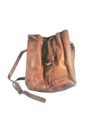Bolso Retro Hippie Marvin, Años 70s Piel