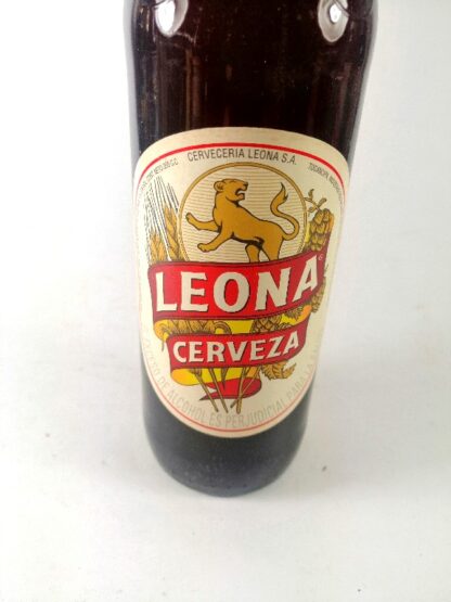 BOTELLA DE CERVEZA VINTAGE. LEONA. ( COLOMBIA / EXTINTA ) - Image 2
