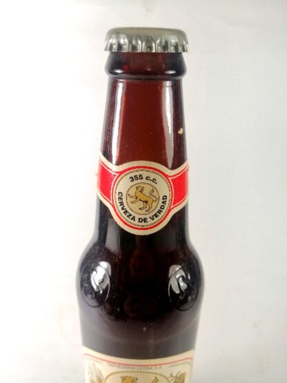 BOTELLA DE CERVEZA VINTAGE. LEONA. ( COLOMBIA / EXTINTA ) - Image 3