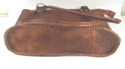 BOLSO VINTAGE ESTILO BANDOLERA. PIEL HECHO A MANO AÑOS 70s - Image 6