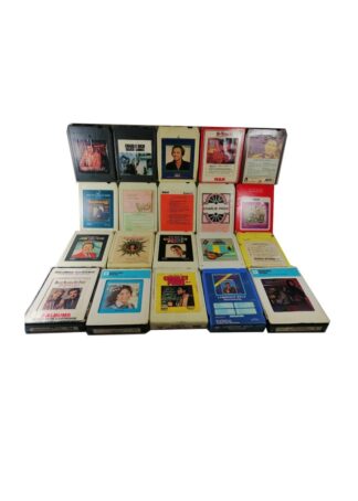 Lote De 20 Cartuchos 8 Track, Musica Folk 60s 70s