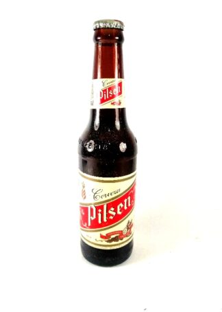 BOTELLA DE CERVEZA RETRO. PILSEN (COSTA RICA)