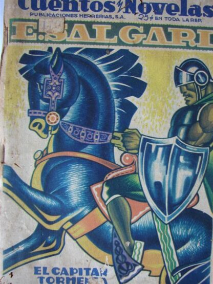 Lote De 26 Novelas Antiguas De Emilio Salgari Años 30s - Image 9