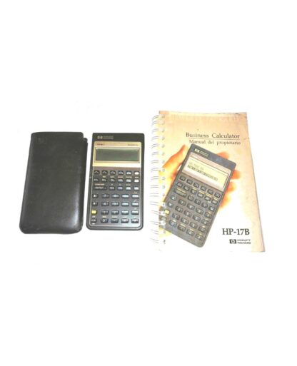 Calculadora Retro Hp 17bii. Con Manual, Años 90s