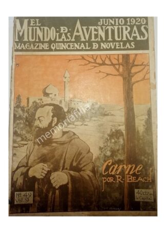 Rara Historieta Antigua Portada De Antonio Vargas. 1920