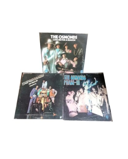 3 DISCOS LP RETRO. THE OSMOND´S AÑOS 70s
