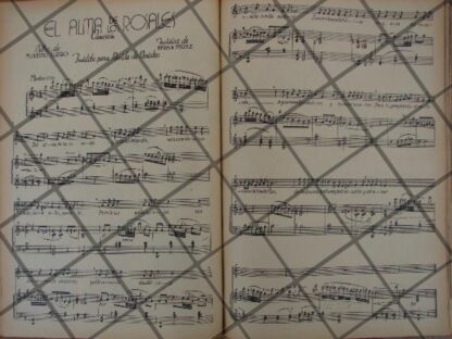 PARTITURA ANTIGUA INEDITA 1937 DE: EFRAIN PEREZ CAMARA /ALMA