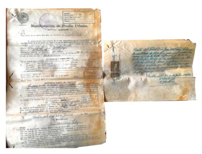 Documentos Antiguos 1932 Puebla, Con Timbres - Image 4