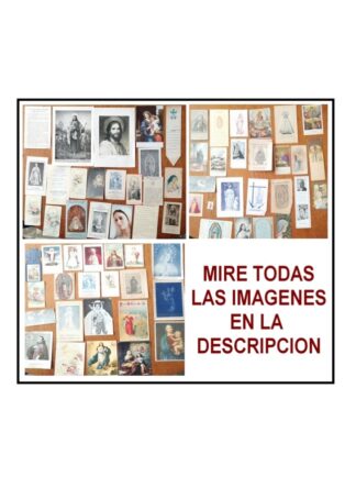 Lote De 68 Estampas Religiosas Antiguas 1890-1960