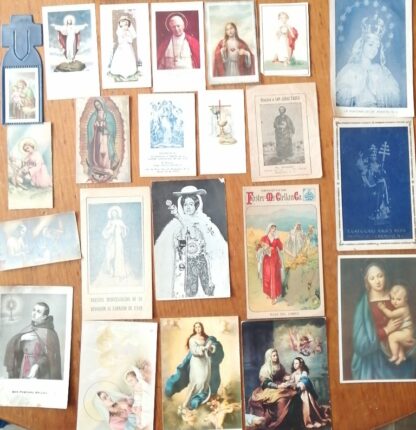 Lote De 68 Estampas Religiosas Antiguas 1890-1960 - Image 13