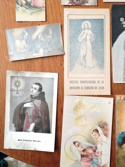 Lote De 68 Estampas Religiosas Antiguas 1890-1960 - Image 14