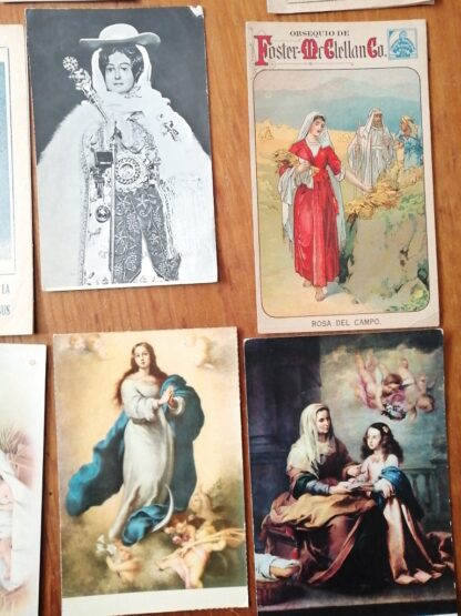 Lote De 68 Estampas Religiosas Antiguas 1890-1960 - Image 15