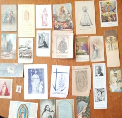 Lote De 68 Estampas Religiosas Antiguas 1890-1960 - Image 6