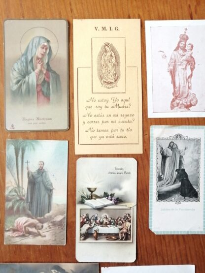 Lote De 68 Estampas Religiosas Antiguas 1890-1960 - Image 7