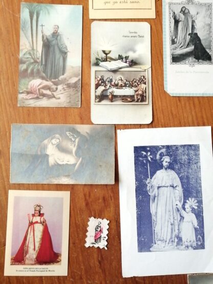 Lote De 68 Estampas Religiosas Antiguas 1890-1960 - Image 9
