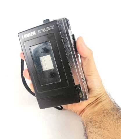 MUY RARA MINI GRABADORA RETRO LANIER ATTACHE, 70s METALICA PARA REPARAR - Image 2