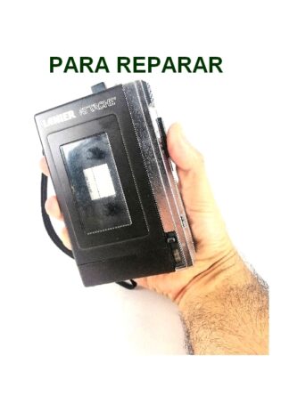 MUY RARA MINI GRABADORA RETRO LANIER ATTACHE, 70s METALICA PARA REPARAR