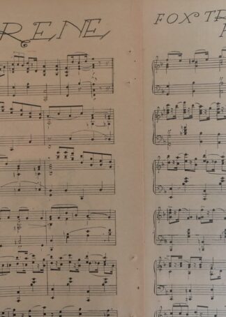 PARTITURA ANTIGUA. IRENE -HARRY TIERNEY 1920