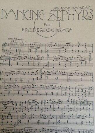 PARTITURA ANTIGUA INEDITA. SERENATA / LILY STRICKLAND 1920