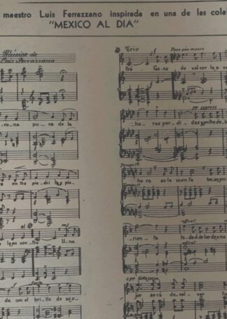 PARTITURA ANTIGUA INEDITA LUIS FERRAZANO 1940 MARGARITA