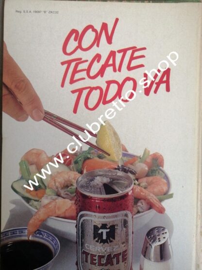 CARTEL RETRO ORIGINAL DE CERVEZA TECATE 1970s /12