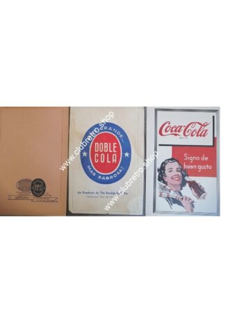 3 AFICHES RETRO REFRESCOS DE LOS AÑOS 50s 60s