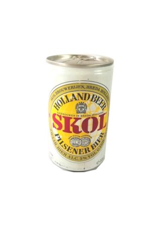 LATA DE CERVEZA VINTAGE, SKOL AÑOS 80s (HOLANDA)