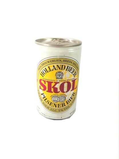 LATA DE CERVEZA VINTAGE, SKOL AÑOS 80s (HOLANDA)