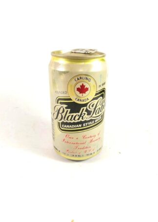 LATA DE CERVEZA RETRO, CARLING BLACK LABEL , CANADA 1980s