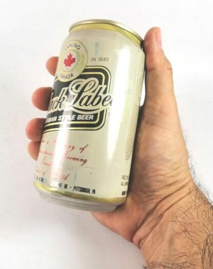 LATA DE CERVEZA RETRO, CARLING BLACK LABEL , CANADA 1980s - Image 8