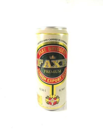 LATA DE CERVEZA RETRO, FAXE PREMIUM T. GRANDE. (DINAMARCA)