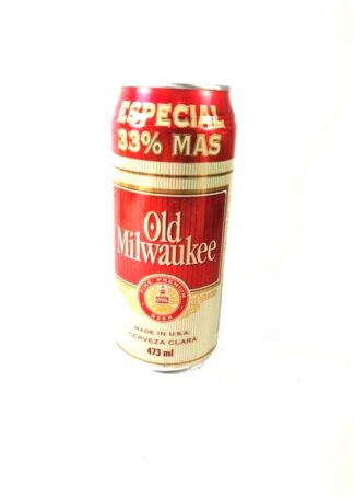 LATA DE CERVEZA RETRO, OLD MILWAUKEE 473. U.S.A