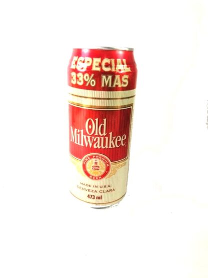 LATA DE CERVEZA RETRO, OLD MILWAUKEE 473. U.S.A