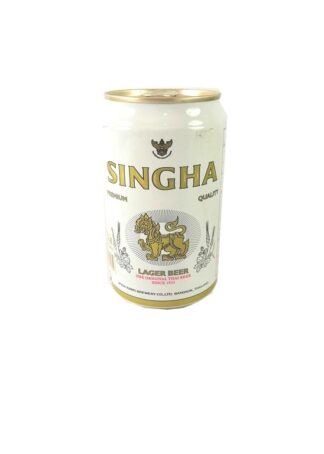 LATA DE CERVEZA VINTAGE, SINGHA. (TAILANDIA)