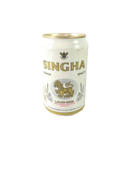 LATA DE CERVEZA VINTAGE, SINGHA. (TAILANDIA)