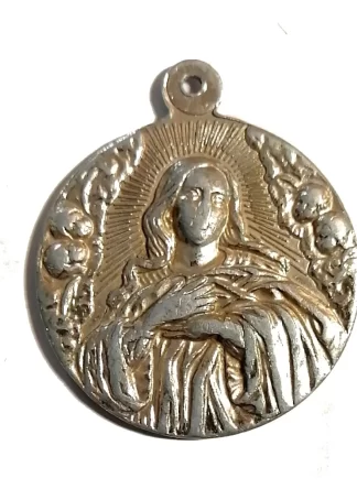 Medalla Religiosa Antigua 1954 Centenario. Orden de Hijas de María Inmaculada