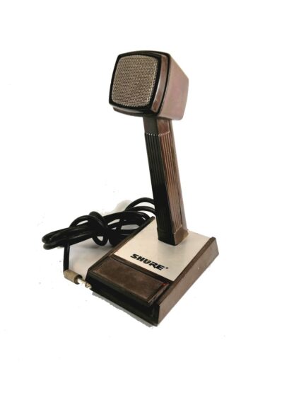 MICROFONO ANTIGUO SHURE, DE VOCEO, AÑOS 60s