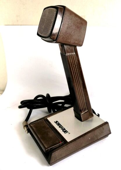 MICROFONO ANTIGUO SHURE, DE VOCEO, AÑOS 60s - Image 2