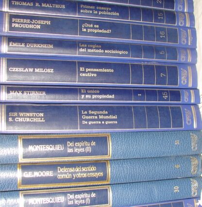 LIBRO. COLECCION ORBIS GRANDES PENSADORES 35 VOLUMENES IMPECABLES. - Image 5