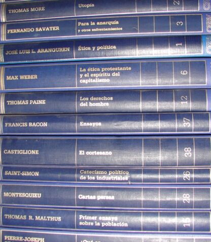 LIBRO. COLECCION ORBIS GRANDES PENSADORES 35 VOLUMENES IMPECABLES. - Image 6