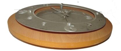 Reloj Vintage Pop De Diseñador, Verichron, Años 90s Acero y madera - Image 4