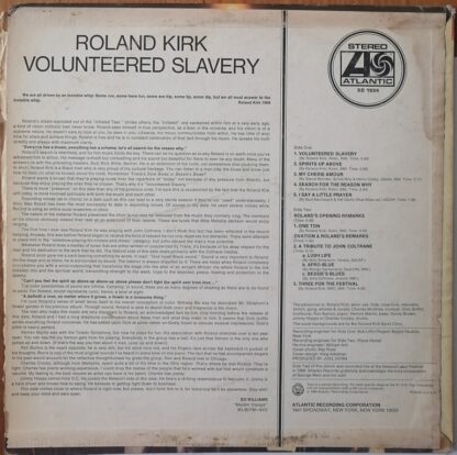 DISCO LP RETRO. ROLAND KIRK, VOLUNTEERED SLAVERY 1969 - Image 4