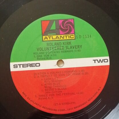 DISCO LP RETRO. ROLAND KIRK, VOLUNTEERED SLAVERY 1969 - Image 9
